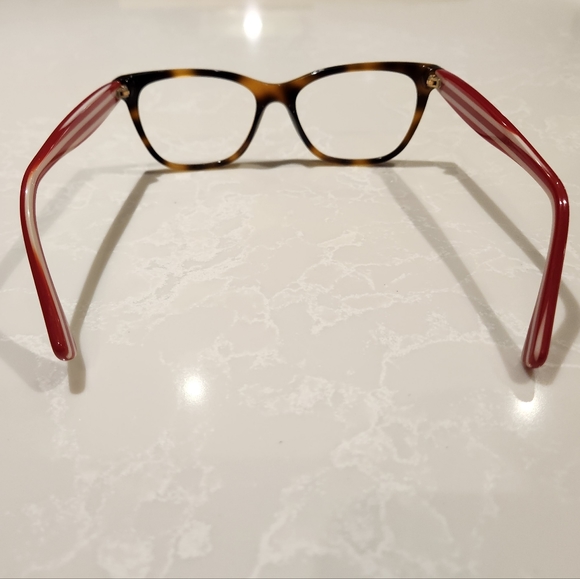RALPH LAUREN RA7077 Tortoise Shell Candy Cane Stripe Eyeglasses Frame 51-16-140 - Picture 6 of 10